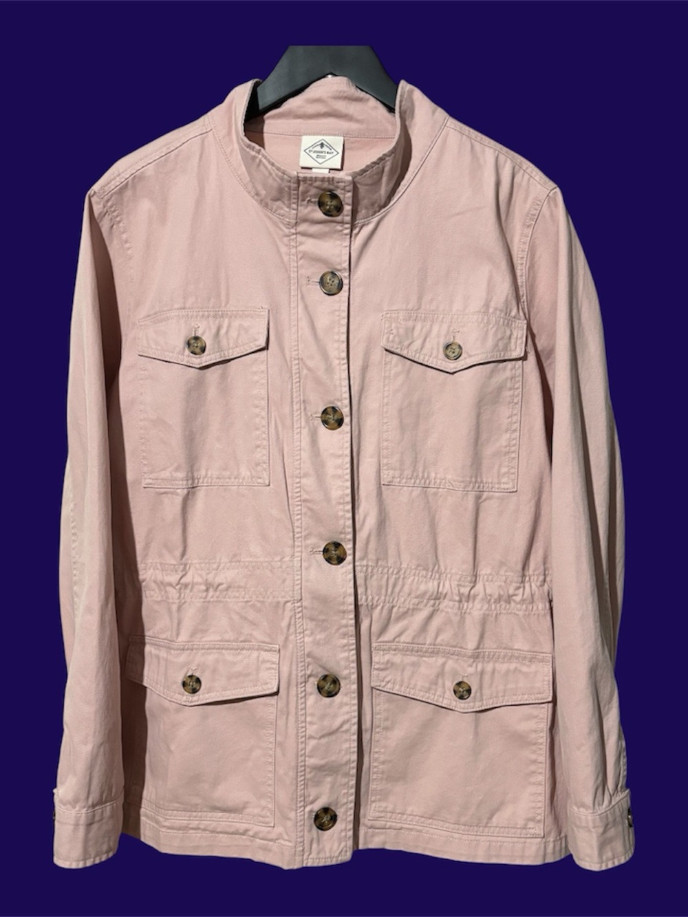 Light Pink Women's Utility Jacket XL Cabincore Gorpcore Outdoorsy Granola Anorak